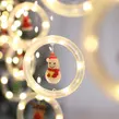 Obraz 1/7 - Vianočný LED svetelný reťazec s vianočnými postavičkami, studená biela, 3 metre