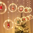 Vianočná LED svetelná reťaz  s vianočnými figúrkami, teplá biela, 3 metre