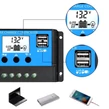 Digitálny programovateľný regulátor nabíjania pre solárny panel, 12V / 24V, 20A