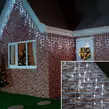 Obraz 1/16 - 180 LED 8 programových vianočných svetielok, 8,5 m, 8,5 m šnúra žiaroviek - studená biela
