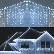 Obraz 7/16 - 180 LED 8 programových vianočných svetielok, 8,5 m, 8,5 m šnúra žiaroviek - studená biela