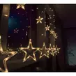 Obraz 8/11 - 8 programový svetelný záves s hviezdami, stohovateľný, 250 cm - teplá biela