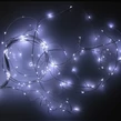 100 LED 8 Program Vnútorné mikro LED vianočné stromčekové svetlo 11,5 metra - studená biela