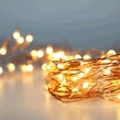 100 LED 8 Program Vnútorné mikro LED vianočné stromčekové svetlo 11,5 metra - teplá biela