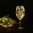 100 LED 8 Program Vnútorné mikro LED vianočné stromčekové svetlo 11,5 metra - teplá biela