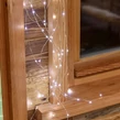 LED svetelný záves 2x2 m s 8 programami, vnútorný a vonkajší, nastaviteľný - studená biela