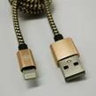 Daewoo USB kábel, 1 meter, Iphone, zlatý
