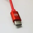 Daewoo USB kábel, 1 meter, C-TYPE, červený