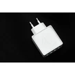 Napájací adaptér Daewoo Fast Charger, nabíjací prúd 2,4 A, 4 zásuvky USB, biely