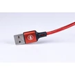 Daewoo USB kábel, 2 metre, Iphone, červený