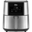 Fritéza Elite® 8 l + kniha receptov, 1800W teplovzdušná fritéza bez oleja s digitálnym displejom, elegantný kryt z nehrdzavejúcej ocele