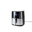 Fritéza Elite® 8 l + kniha receptov, 1800W teplovzdušná fritéza bez oleja s digitálnym displejom, elegantný kryt z nehrdzavejúcej ocele