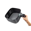Fritéza Elite® 8 l + kniha receptov, 1800W teplovzdušná fritéza bez oleja s digitálnym displejom, elegantný kryt z nehrdzavejúcej ocele