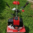 Benzínová kosačka na trávu Kiyoshi s drôtom + krovinorezná hlava, 62 cm3, 3,8 HP
