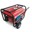 Elektrocentrála RoyalKraft RK9500W s benzínovým motorom, generátor s kolesami, 3-fázový generátor - 6500W