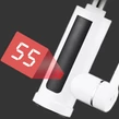 Prietokový ohrievač vody s LED displejom s výkonom 3 kW a vertikálnym pripojením