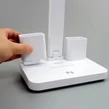 TGX-L10 Nabíjateľná stolová lampa s nastaviteľným jasom, držiakom na pero a mobilný telefón