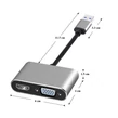 USB2.0 -  prevodový adaptér HDMI/VGA, + 3,5 mm jack konektor