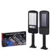 Solárna SMD LED lampa so senzorom pohybu, nástenným držiakom, 200 W, 120 LED diód