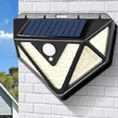 Solárna lampa so snímačom pohybu so širokým uhlom svietenia, 1200 lúmenov