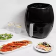 Bezolejová teplovzdušná fritéza Elite® s digitálnym displejom, miešacou lopatkou a okienkom 1800 W, objem 7,7 l 