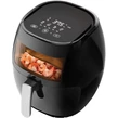 Bezolejová teplovzdušná fritéza Elite® s digitálnym displejom, miešacou lopatkou a okienkom 1800 W, objem 7,7 l 