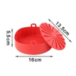 Silikónová forma na pečenie, forma na teplovzdušnú fritézu, pečenie, mrazenie, 16 cm