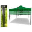Elite Garden® Premium vystužený skladací záhradný altánok, pivný stan, 3x3m – zelený