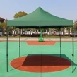 Elite Garden® Premium vystužený skladací záhradný altánok, pivný stan, 3x3m – zelený