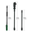 Súprava predlžovacích rukovätí Elite Electronics® s výškou 180 cm pre akumulátorové nožnice a nožnice na konáre