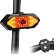 Obraz 4/9 - Batériové zadné LED svetlo na bicykel s indikátorom, zvukovými a svetelnými signálmi, diaľkové ovládanie