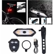 Obraz 6/9 - Batériové zadné LED svetlo na bicykel s indikátorom, zvukovými a svetelnými signálmi, diaľkové ovládanie