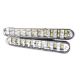 Univerzálne denné LED svetlo do auta, DRL, 2x8W, s označením E4