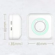 Prenosná mini tlačiareň napájaná batériou, inteligentná tlačiareň s termálnym papierom, pripojenie bluetooth