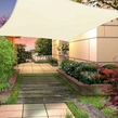 Obraz 7/9 - Tieniaca plachta - tienenie na terasu, balkón a záhradu v štvorcového tvaru 3x3 m béžová - polyester (vodeodolná)
