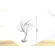 Dekoračný LED stromček na stôl, strom sakura, micro-LED, studená biela - 50 cm