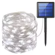 Obraz 2/8 - Solárne dekoratívne mikro LED svetelné reťazce, 100 LED, 10 metrov, studená biela