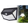 Obraz 1/8 - 100 LED solárne nástenné svietidlo so senzorom pohybu, 4 LED panely