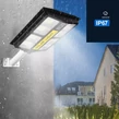 800W solárne LED pouličné osvetlenie s držiakom, diaľkovým ovládaním, snímačom pohybu - extra jasné