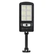 Solárne LED svetlo so senzorom pohybu, nástenným držiakom a diaľkovým ovládaním, 200 W, 150 LED diód