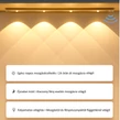 Viacúčelové magnetické svetlo LED so senzorom pohybu a zabudovanou batériou, 60 cm