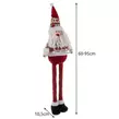 Obraz 3/9 - Vianočný teleskopický textilný Santa Claus, vysoký 60-95 cm