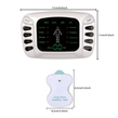 Obraz 7/7 - Elektrický pulzujúci masážny prístroj, 4-zónový svalový stimulátor, zariadenie na liečbu chudnutia