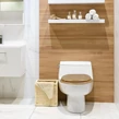 WC sedadlo Elite Home® MDF s funkciou proti kondenzácii, pomaly sa zatvárajúci poklop, kovové pánty, efekt prírodného dreva