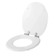 WC sedadlo Elite Home® MDF s funkciou proti kondenzácii, pomaly sa zatvárajúci poklop, kovové pánty, biele