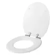 Obraz 2/6 - WC sedadlo Elite Home® MDF s funkciou proti kondenzácii, pomaly sa zatvárajúci poklop, kovové pánty, biele