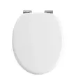 Obraz 3/6 - WC sedadlo Elite Home® MDF s funkciou proti kondenzácii, pomaly sa zatvárajúci poklop, kovové pánty, biele