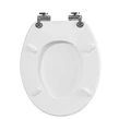 WC sedadlo Elite Home® MDF s funkciou proti kondenzácii, pomaly sa zatvárajúci poklop, kovové pánty, biele