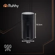 Elektrický mlynček na kávu s výkonom 150 W, kapacitou 50 g, dvoma nožmi a priehľadným vekom, čierny