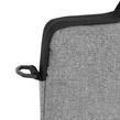 Obraz 4/9 - Taška na notebook pre 12-14" notebook alebo tablet, taška cez rameno, zapínanie na zips, látka, sivá